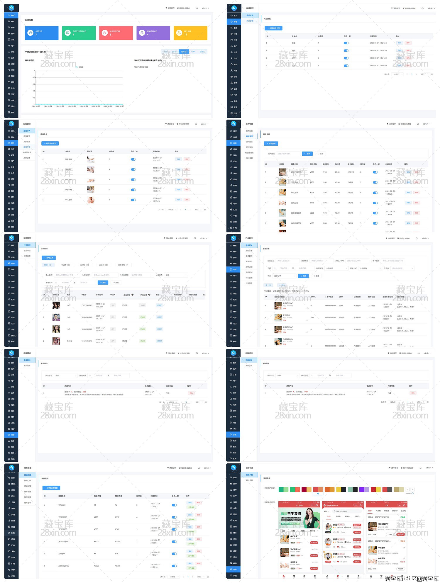 仿东郊到家app管理后台源码下载.jpg